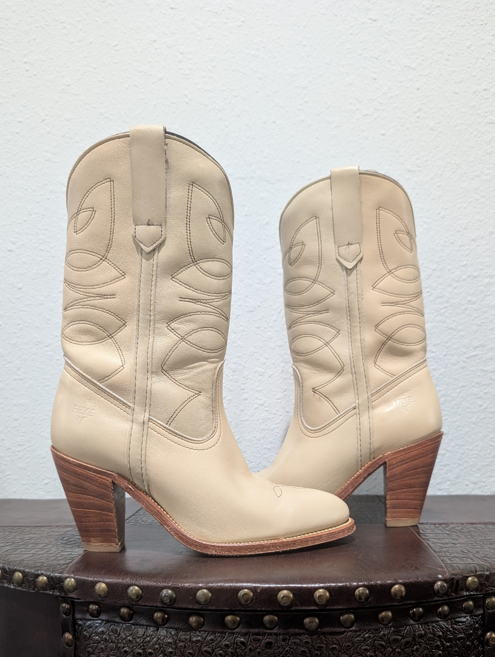 VINTAGE 70s/80s: Frye Western Boots Size 7 - Picture 14 of 16